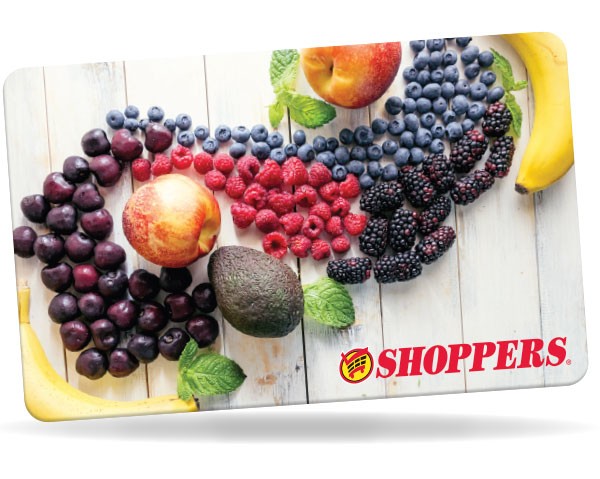 Shoppers gift card image