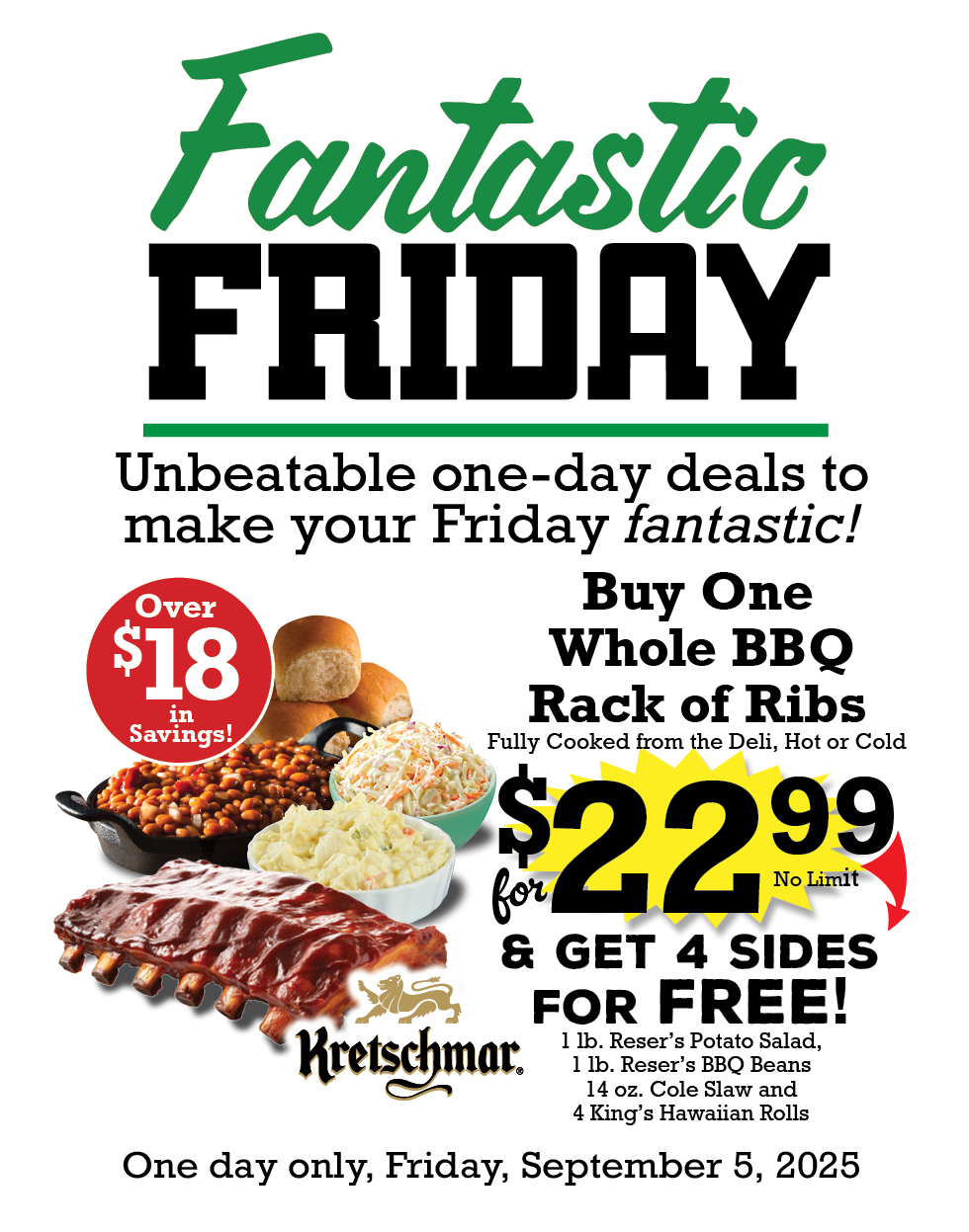 Fantastic Friday Deal