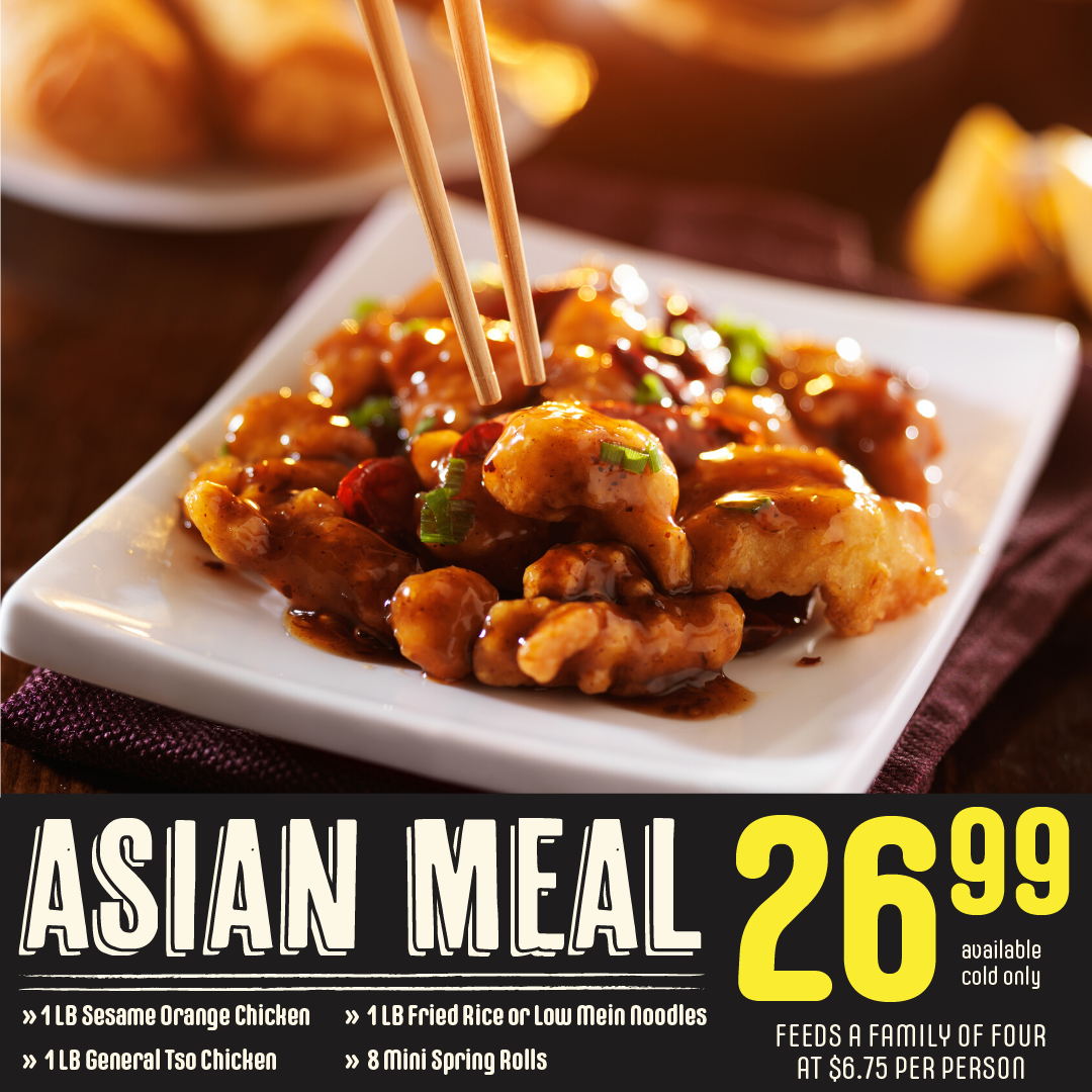Asian meal option